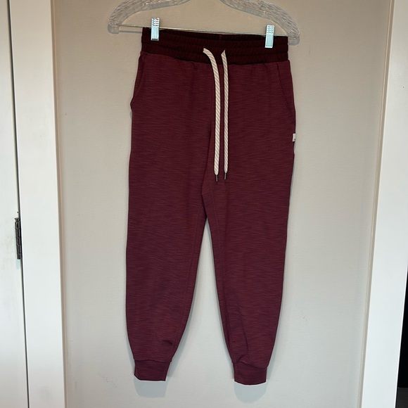 Vuori Pants - Vuori Lux Rib Performance Jogger Women’s Size XXS Desert Rose Heather LIKE NEW